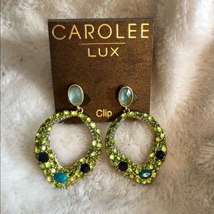 BRAND NEW: Carolee Lux Clip-On Earrings